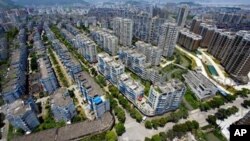 溫州市的公寓居住區（資料照片）