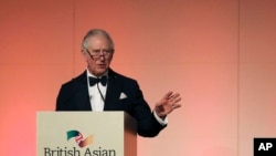 Britanski princ Čarls govori na prijemu u Britanskom muzeju u Londonu, 9. februar 2022.
