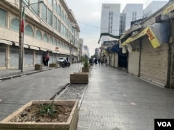 اعتصاب در بازار شوش تهران - چهارشنبه ۲۵ آبان ۱۴۰۱