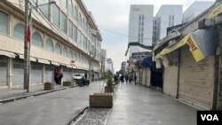 اعتصاب در بازار شوش تهران - چهارشنبه ۲۵ آبان ۱۴۰۱