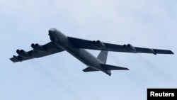 미군의 B-52 전략폭격기. (자료사진)