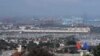 A community center in Long Beach was filled with maps showing how proposed freeway projects might impact residents. 