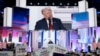 Antigo Presidente e candidato republicano Donald Trump discursa na convenção do Partido Republicano, Milwaukee, 16 julho 2024