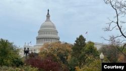 Zgrada američkog Kapitola u Vašingtonu, 7. novembra 2023. (Foto: Diaa Bekheet)