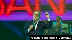 Concierto de Gilberto Santa Rosa en el coliseo de Puerto Rico José Miguel Agrelot, en el incio de la gira “Auténtico” en agosto de 2023. 