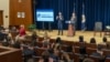 El secretario de Estado de EEUU, Antony Blinken, participa en un foro previo de la Cumbre por la Democracia, el 28 de marzo de 2023.