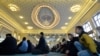 FILE - Muslim worshipers pray during Friday prayers at the Khazrati Imam Mosque in Tashkent, Uzbekistan, Oct. 22, 2021. 