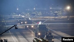 Северокорейская военная техника на параде в Пхеньяне. Лето 2023 г. (архивное фото)