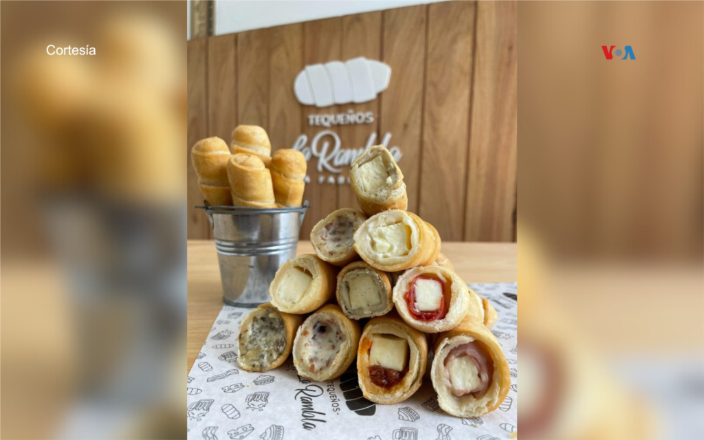 En su fábrica ofrecen nueve sabores de tequeños entre dulces y salados, también cuentan con una línea premium y otra vegetariana.
