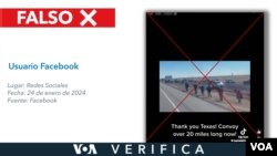 Circula en Facebook desinformación sobre convoy.