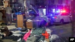 Una tienda Lululemont en Filadelfia saqueada en Filadelfia el 27 de septiembre de 2023.