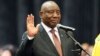 Le président du Congrès national africain (ANC), Cyril Ramaphosa, a prêté serment en tant que député lors de la première séance du nouveau Parlement sud-africain au Cap, le 14 juin 2024. (Photo de WIKUS DE WET / AFP)