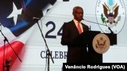 Tulinabo Mushingi, embaixador dos Estados Unidos em Angola, na cerimónia de celebração do Dia da Independência, Luanda, 4 Julho 2023