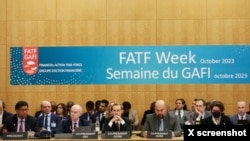 지난달 25일 프랑스 파리에서 국제자금세탁방지기구(FATF)가 열리고 있다. 사진 = FATF / X. 