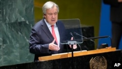 ARCHIVO - Antonio Guterres, secretario general de la Organización de Naciones Unidas. 