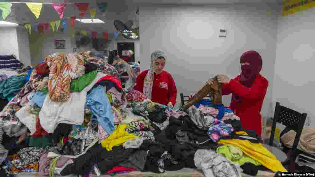 The Egyptian Clothing Bank, a zero-waste nonprofit, hopes to distribute Eid outfits to 50,000 children in need, including orphans and refugees. Egypt’s latest, pre-pandemic figures say about one in three people live in poverty.