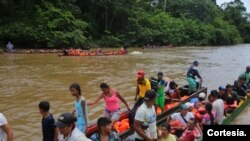 Este año, han cruzado más de 54 mil migrantes, en su mayoría procedentes de Venezuela, Ecuador, Haití, China y Colombia. Foto: Ministerio de Seguridad. [Foto: Ministerio de Seguridad].