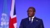 Le président de la Guinée-Bissau, Umaro Sissoco Embalo, s'exprime lors de la Conférence des Nations Unies sur le changement climatique (COP26) à Glasgow, en Grande-Bretagne, le 2 novembre 2021. reuters / Adrian Dennis