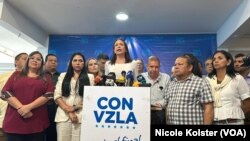 La líder opositora, María Corina Machado, denuncia una nueva ola de represión en Venezuela. 