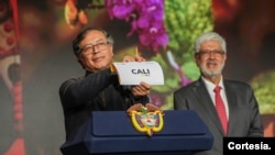 El presidente Gustavo Petro anuncia decisión sobre la ciudad que será sede de la COP16 de Biodiversidad. [Foto: Presidencia de Colombia]