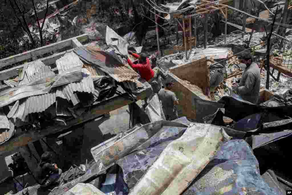 La mayor parte de los incendios se concentraban en la región costera Valparaíso, hogar de casi un millón de habitantes.