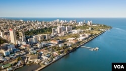 Vista aérea de Maputo, Moçambique