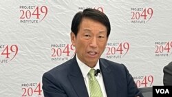前台湾参谋总长李喜明上将。(2023年6月29日，美国之音锺辰芳拍摄)