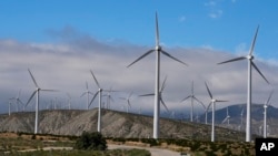 Turbine na vetar u Palm Springsu u Kaliforniji, 7. marta 2024. 