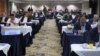 ARCHIVO - Representantes de todos los partidos políticos que compiten para las elecciones del 25 de junio acuden a reuniones periódicas ante el Tribunal Supremo Electoral para rendir informas durante el proceso de campaña.