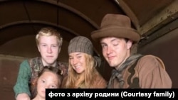 Софія на майданчику "Голодних ігор". Фото з сімейного архіву