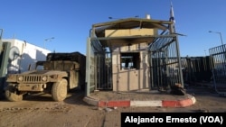 Uno de los acesos al paso fronterizo de Erez, en Israel, fuertemente atacado por Hamás el pasado 7 de octubre.