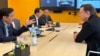 Menko Merves Luhut Binsar Pandjaitan Kamis (3/8) berdialog dengan Elon Musk di San Francisco, AS, mendiskusikan kerjasama satelit "Starlink" untuk menyediakan internet murah di kawasan terpencil di Indonesia timur. (courtesy: Kemenmarves RI)