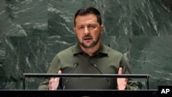 Volodymyr Zelenskyy, Presidente da Ucrânia, discursa na 78a. Assembleia Geral da ONU, Nova Iorque, 19 setembro 2023