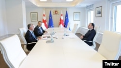 ღარიბაშვილისა და IMF-ის საქართველოს მისიის ხელმძღვანელის ჯეიმს ჯონსის შეხვედრა თბილისში