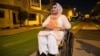 Breshna Musazai, who was injured in an attack at her university in Afghanistan in 2016, fled her country two days after the Taliban took control in 2021. Here she is in Qatar in 2022, awaiting her U.S. resettlement case. (Photo courtesy of Breshna Musazai)