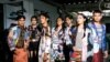 Siswa-siswa SMK N I Pandak, Yogyakarta menerapkan konsep 'sustainable fashion' yang ramah lingkungan. (Foto: Courtesy/Indra G)