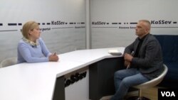 Tatjana Lazerević u razgovoru sa dopisnikom Glasa Amerike Budimirom Ničićem