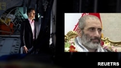 اسدالله اسدی دیپلمات ایرانی محکوم به دست‌داشتن در اقدام تروریستی (سمت راست)، اولیویه وندکستله امدادگر بلژیکی (سمت چپ)