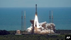 Boeing's Starliner capsule, atop an Atlas V rocket, lifts off from launch pad at Space Launch Complex 41, June 5, 2024, in Cape Canaveral, Fla. 