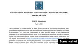 미국의 북한인권위원회(HRNK)도 북한에 대한 4차 UPR관련 보고서를 통해 구금 시설 내 끔찍한 인권 침해와 여성에 대한 다양한 폭력, 강제실종 문제 등을 제기했다.