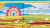 Mural pintado por niños con Trastorno del Espectro Autista (TEA) que fue criticado por el alcalde de un municipio en el oriente de Venezuela, ahora detenido. 