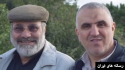 حسین ابراهیم مکی در کنار محمدرضا زاهدی