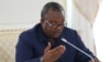 O Presidente da Guiné-Bissau, Umaro Sissoco Embalo, participa numa reunião com o Presidente da Rússia, Vladimir Putin, após a cimeira Rússia-África em São Petersburgo, Rússia, a 29 de julho de 2023. 