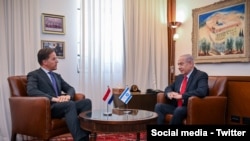 دیدار نخستوزیر هلند مارک روته با نتانیاهو