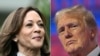 Trump y Harris intercambian insultos en la campaña presidencial de EEUU