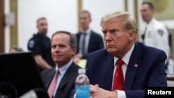 ARCHIVO - El expresidente de Estados Unidos, Donald Trump, deberá comparecer este martes ante la Corte de Apelaciones del Distrito de Columbia sobre acusación penal por intentar alterar resultados electorales de presidenciales de 2020 que perdió ante Joe Biden.