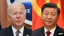 資料照：美國總統拜登（左），中國領導人習近平