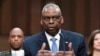 Menteri Pertahanan Lloyd Austin memberikan kesaksian di hadapan Komite Senat Angkatan Bersenjata di Capitol Hill di Washington, 9 April 2024. (Foto: AP)