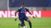 Youssouf Kone court lors du match opposant le RB Leipzig à l'Olympique lyonnais, Allemagne, le 2 octobre 2019.
