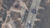 Супутниковий знімок з пошкодженим МіГ-31 та резервуаром пального в Бельбеку, Крим, 16 травня 2024 року. (Maxar Technologies через AP)